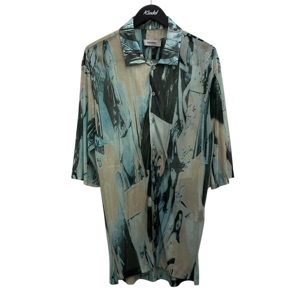 SERAPIS 総柄メッシュシャツ 古着・中古-1枚目のアイテム画像
