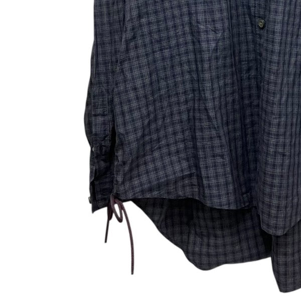 SOE コットンチェックシャツ 古着・中古-4枚目のアイテム画像