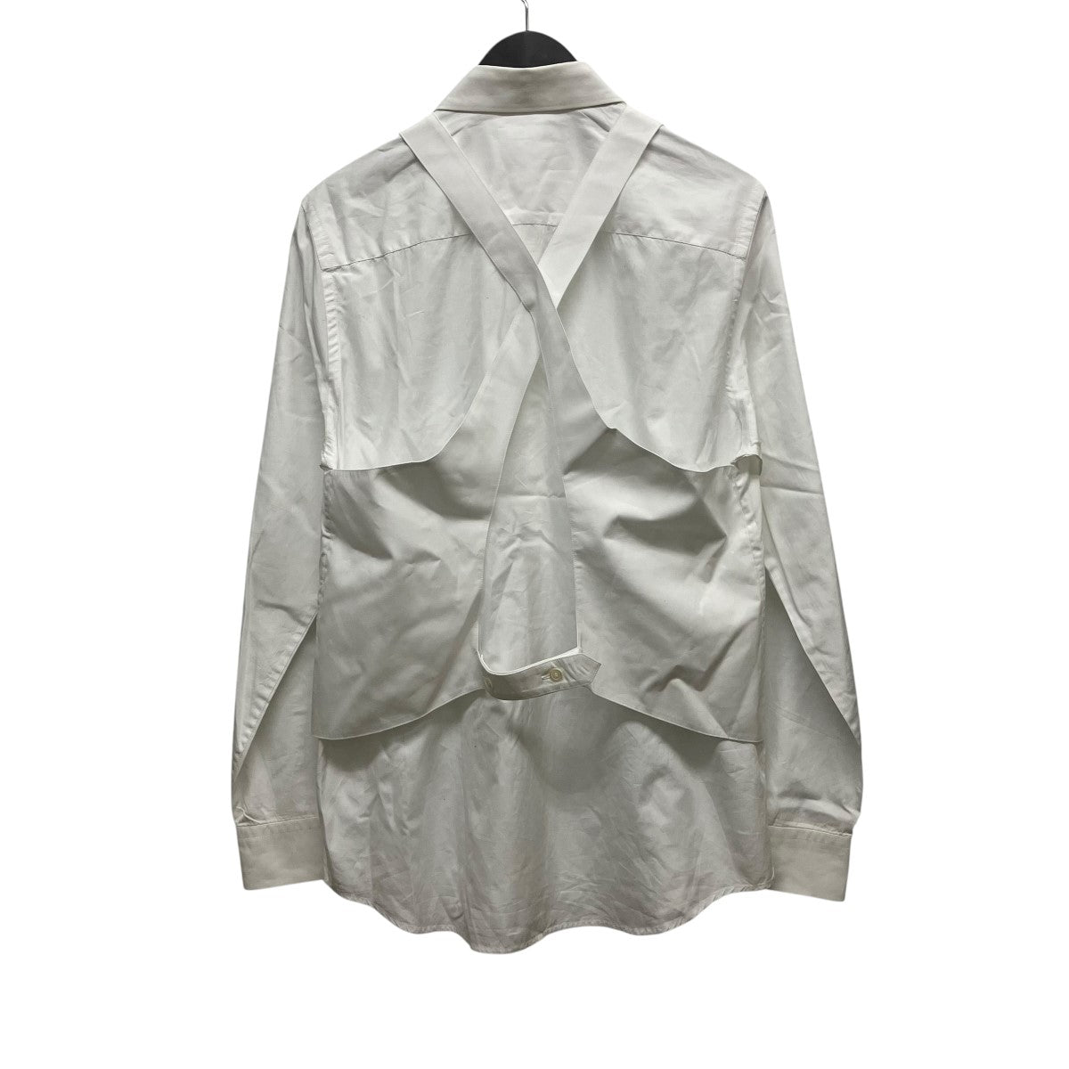HELMUT LANG ウエストコートバックストラップポプリンシャツI06HM504 古着・中古-1枚目のアイテム画像