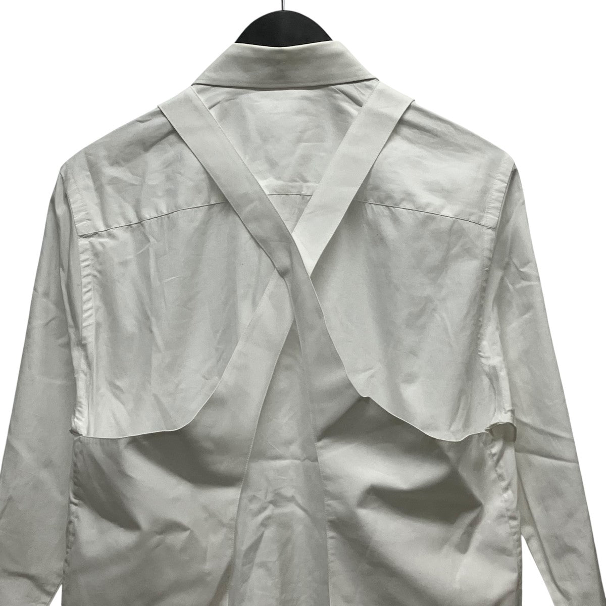 HELMUT LANG ウエストコートバックストラップポプリンシャツI06HM504 古着・中古-3枚目のアイテム画像