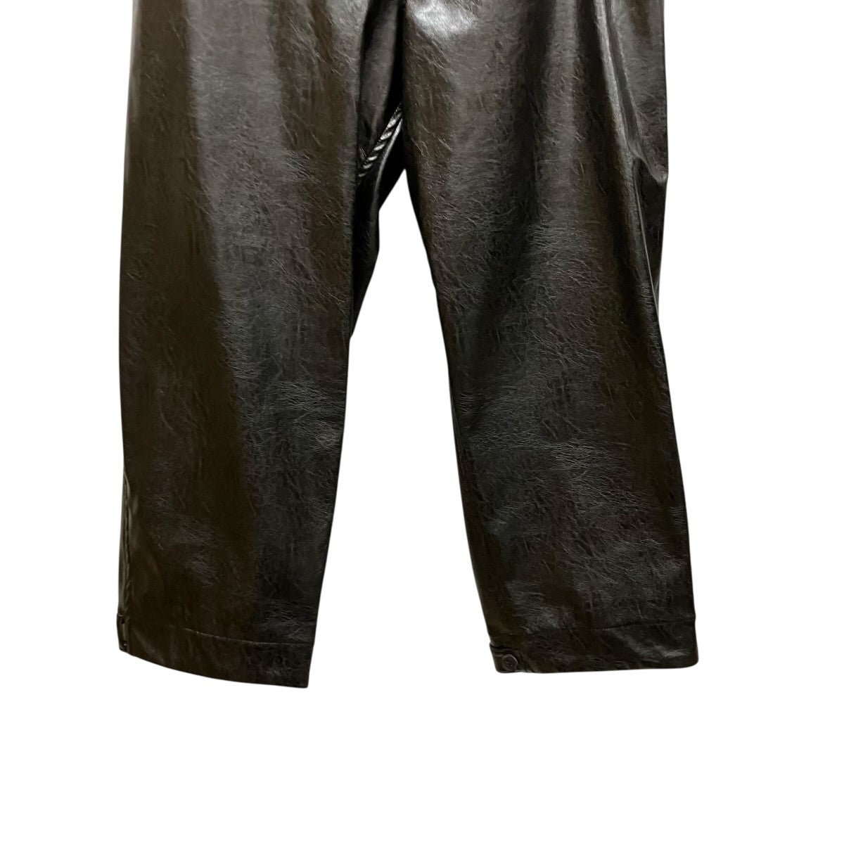 Yohji Yamamoto pour homme フェイクレザーサスペンダーパンツHX-P36-926 古着・中古-6枚目のアイテム画像