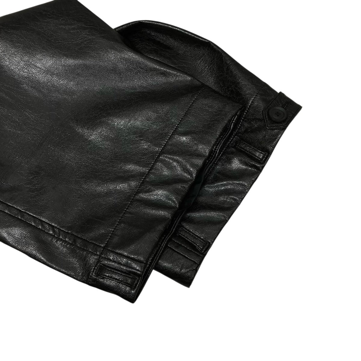 Yohji Yamamoto pour homme フェイクレザーサスペンダーパンツHX-P36-926 古着・中古-7枚目のアイテム画像