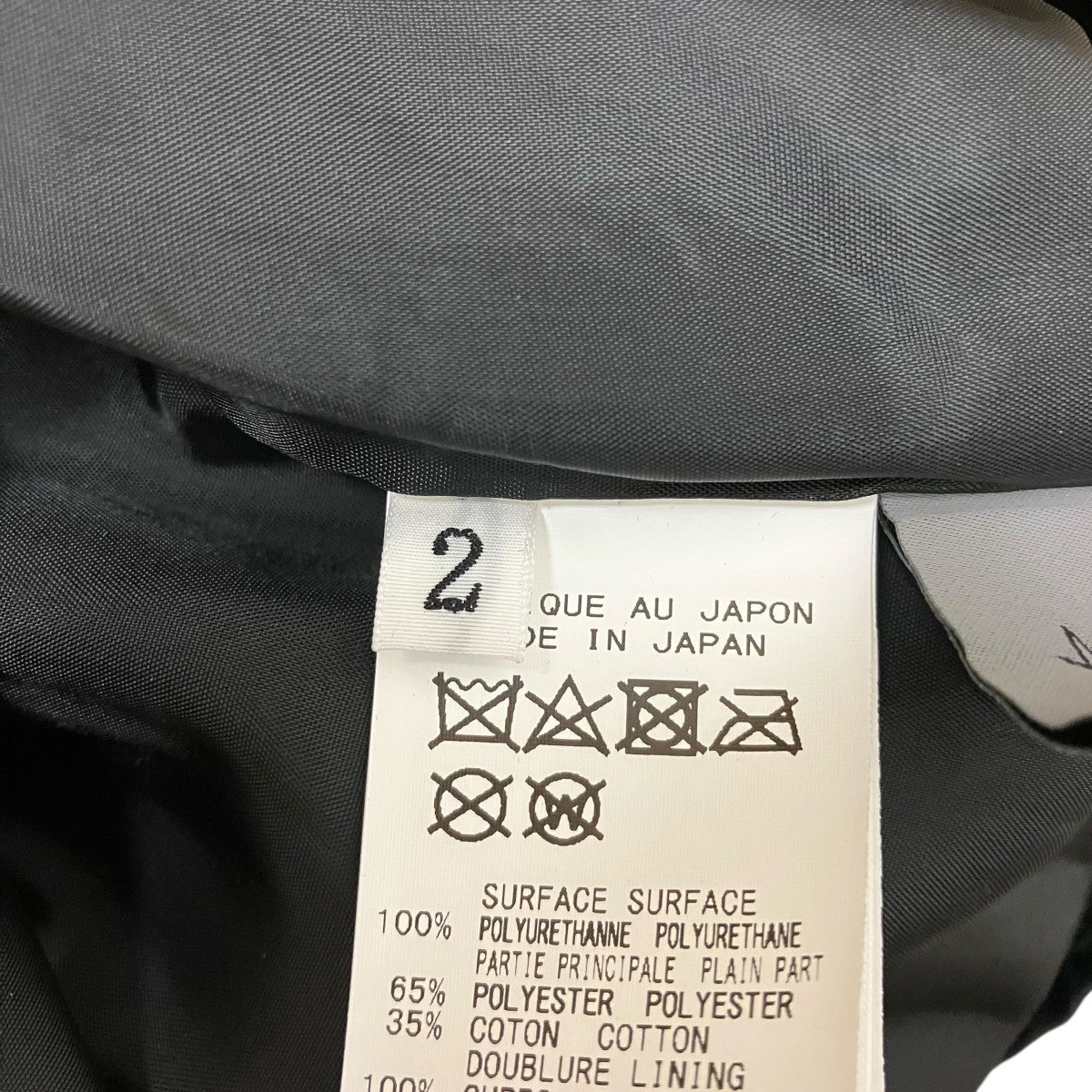 Yohji Yamamoto pour homme フェイクレザーサスペンダーパンツHX-P36-926 古着・中古-8枚目のアイテム画像