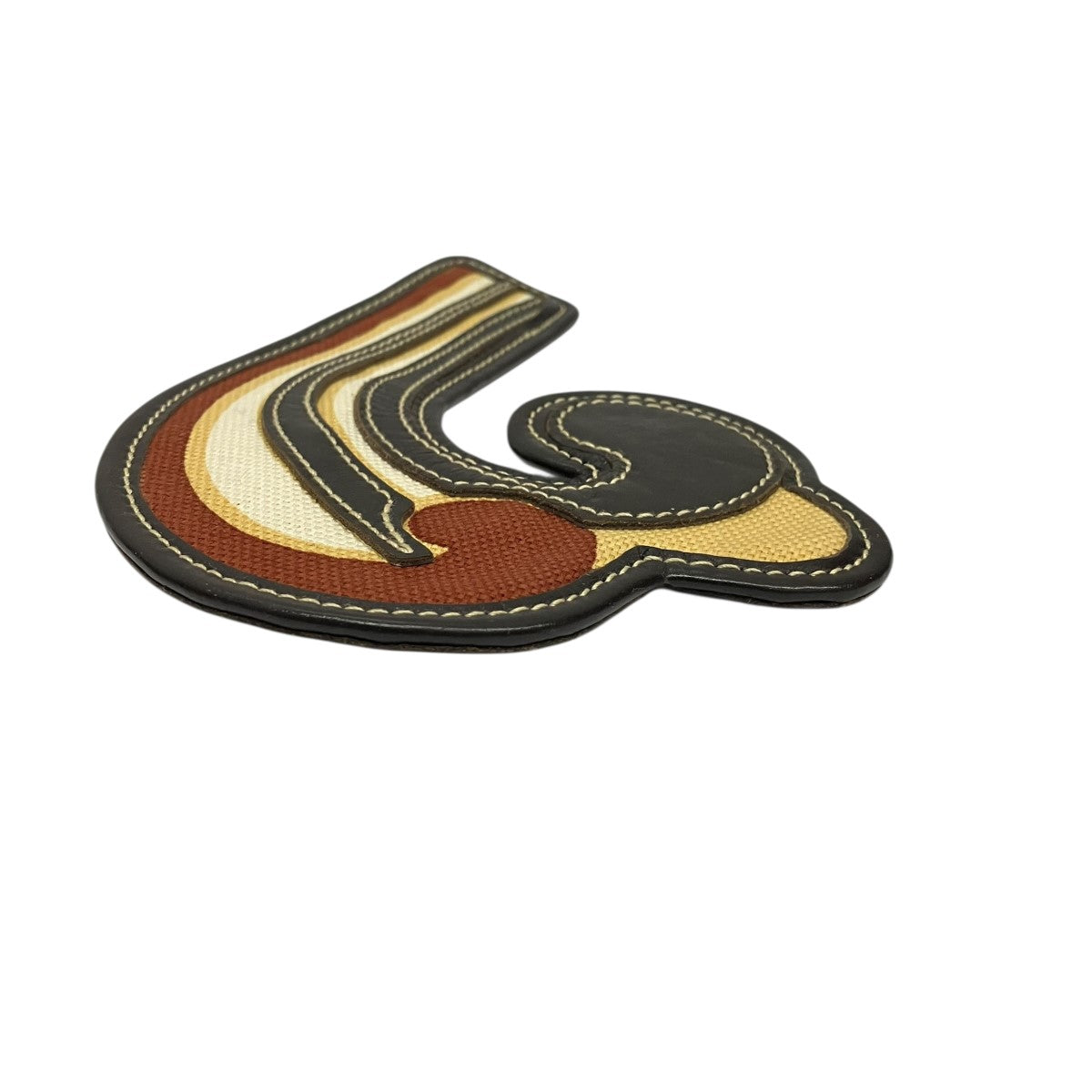 WAVE BROOCHレザーブローチ