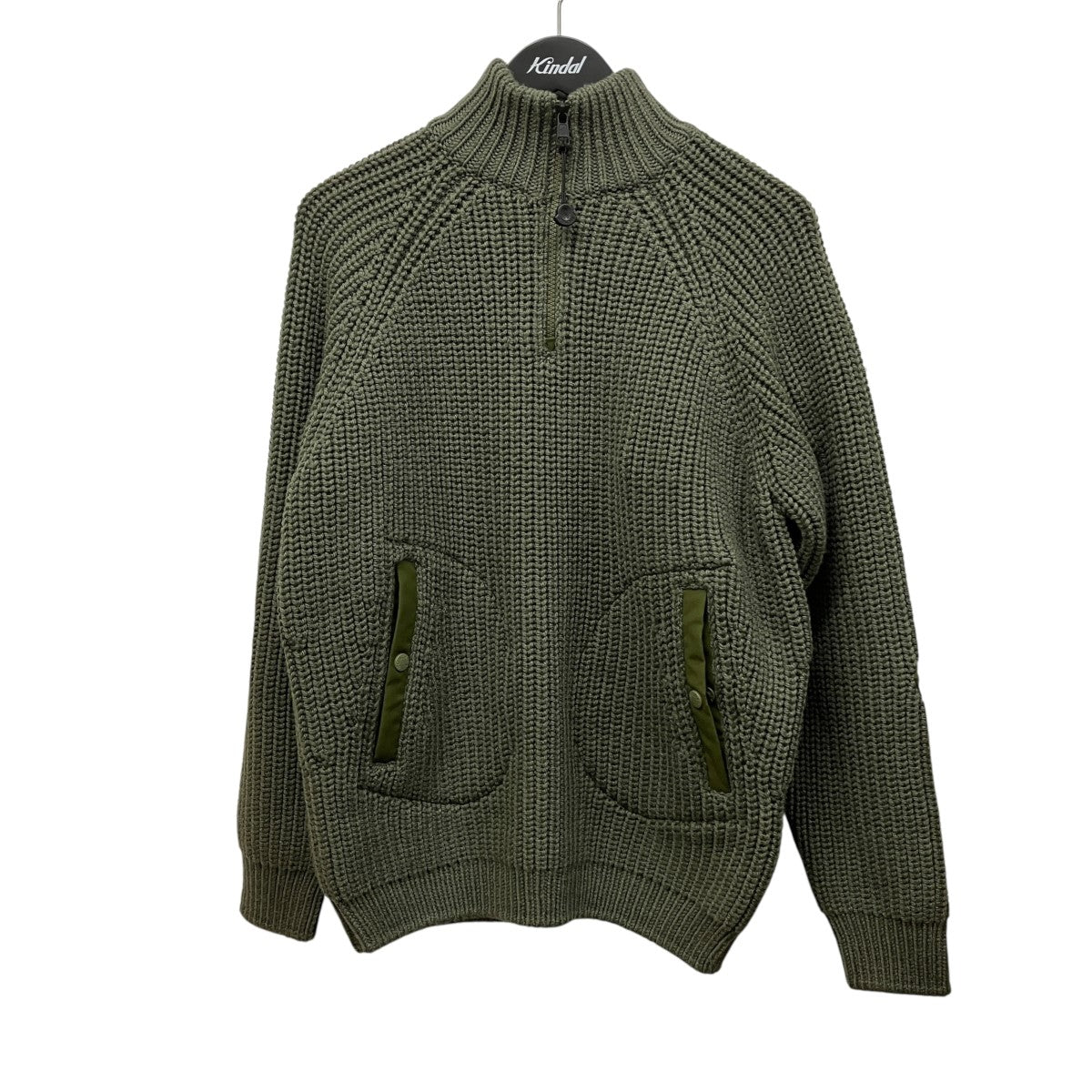 MONCLER×Pharrell Williams CICLISTA TRICOT 23AWローゲージ ハーフジップニットセーターI209R9F00001 M1172 古着・中古-1枚目のアイテム画像