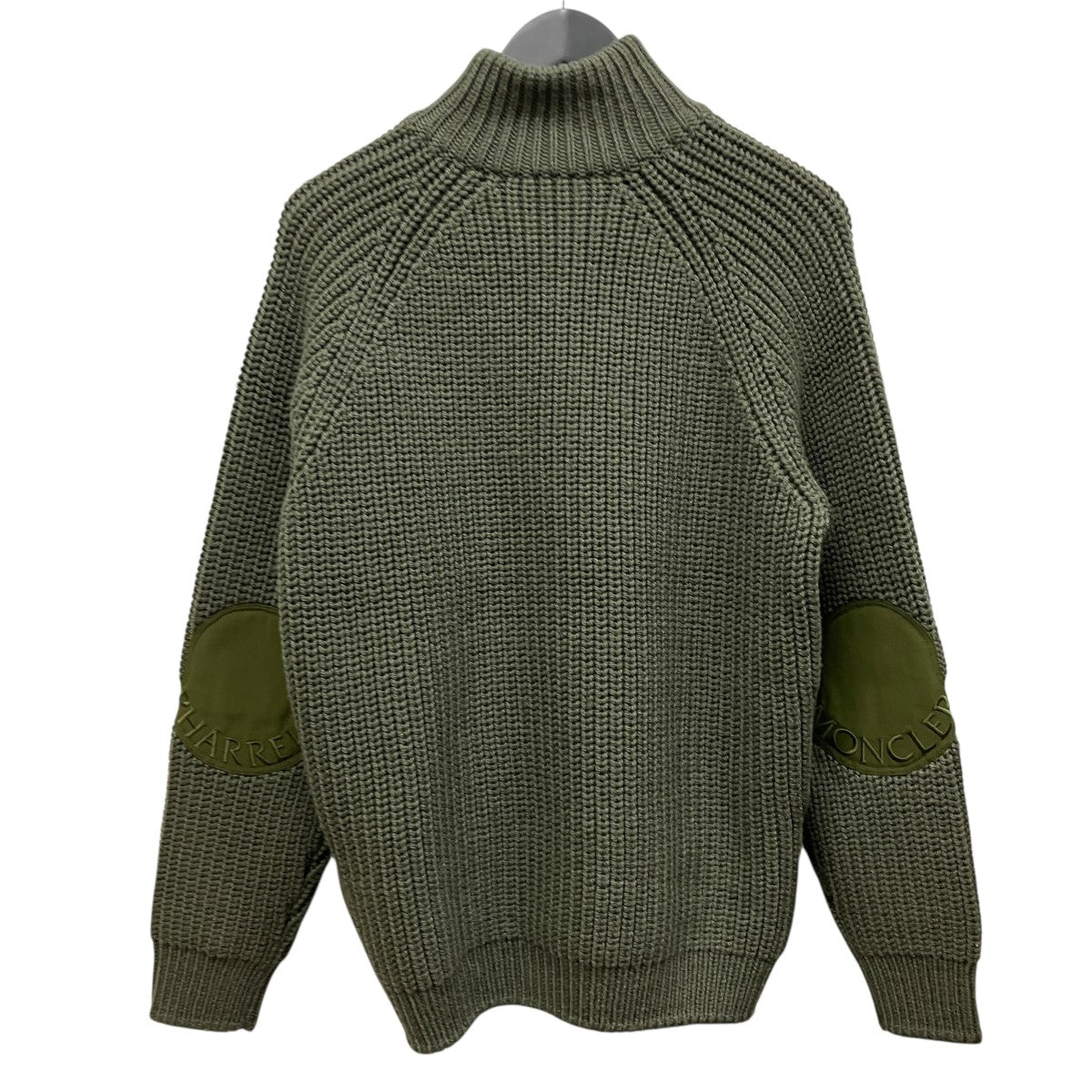 MONCLER×Pharrell Williams CICLISTA TRICOT 23AWローゲージ ハーフジップニットセーターI209R9F00001 M1172 古着・中古-2枚目のアイテム画像