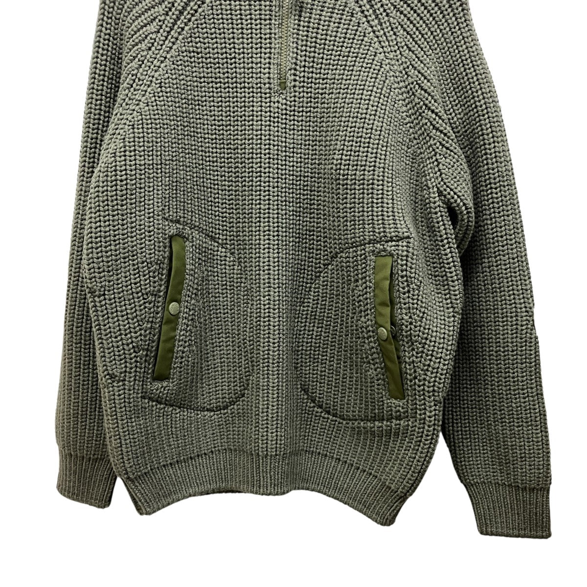 MONCLER×Pharrell Williams CICLISTA TRICOT 23AWローゲージ ハーフジップニットセーターI209R9F00001 M1172 古着・中古-4枚目のアイテム画像