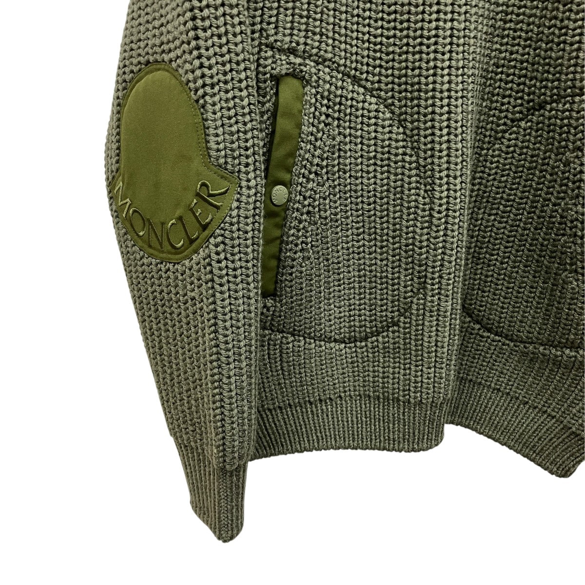 MONCLER×Pharrell Williams CICLISTA TRICOT 23AWローゲージ ハーフジップニットセーターI209R9F00001 M1172 古着・中古-5枚目のアイテム画像