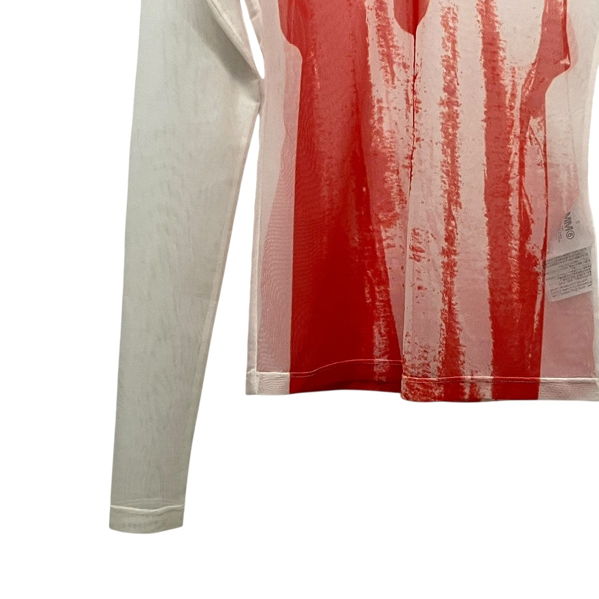 22AWグラフィックプリントシアーカットソーS52NC0238 Graphic Print Turtleneck Top