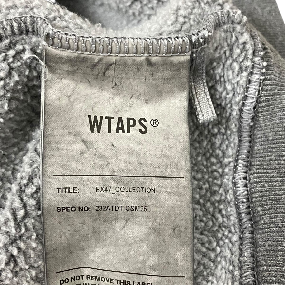 WTAPS クルーネックスウェット232ATDT-CSM26 古着・中古-7枚目のアイテム画像