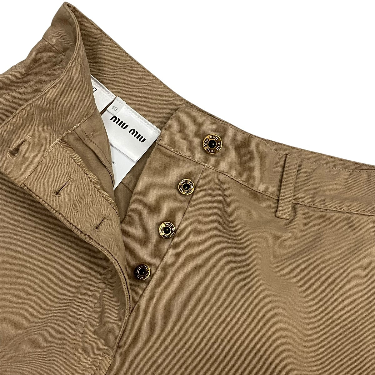 MIU MIU 23SSデニムハーフパンツMP1724 古着・中古-3枚目のアイテム画像