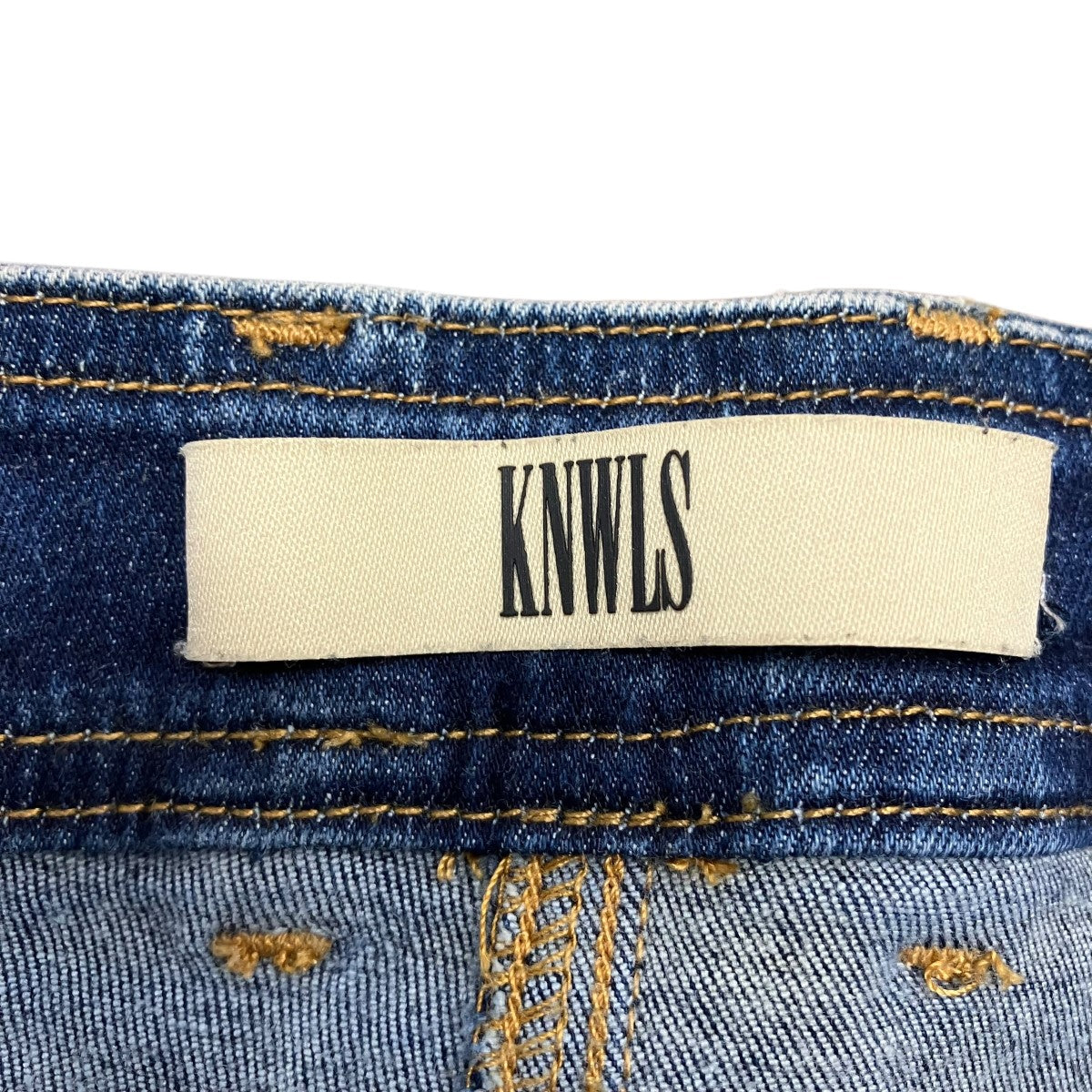KNWLS タイダイフレアデニムパンツ 古着・中古-6枚目のアイテム画像