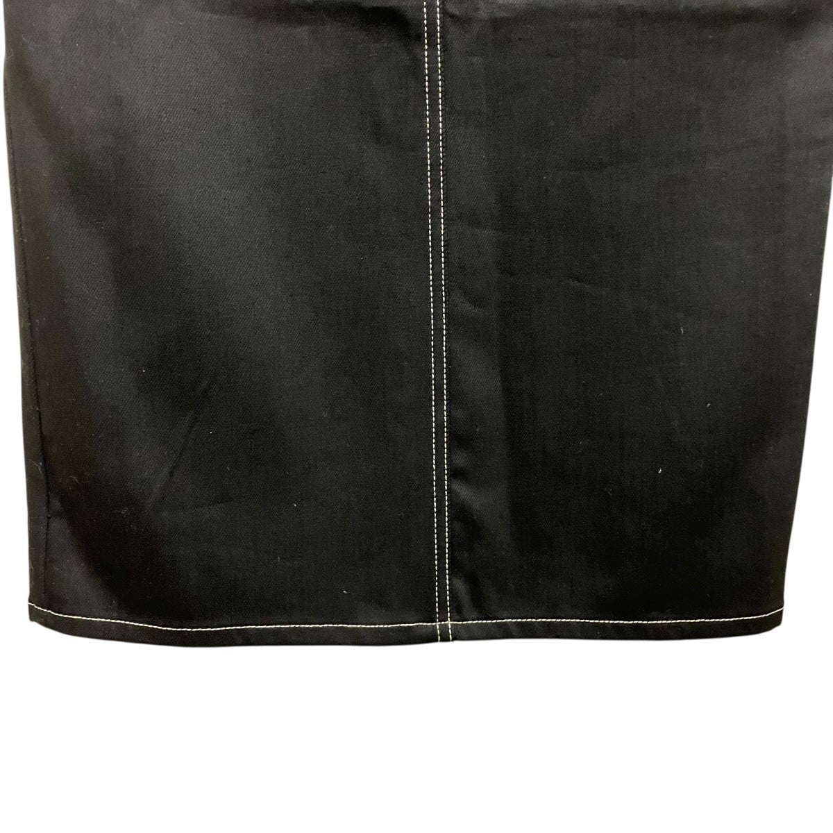 courreges 2-POCKET TOPSTITCHED DENIM MIDI SKIRTステッチデニムロングスカート324DJU183DE0020B044 古着・中古-4枚目のアイテム画像