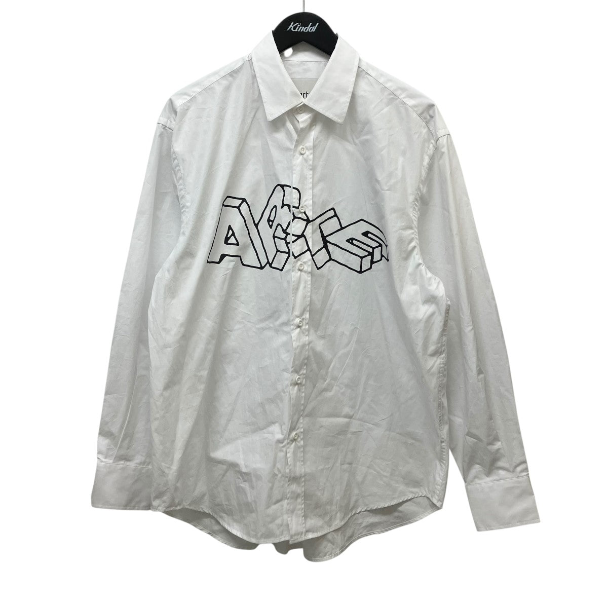 Arte Antwerp 25AWフロントブロックロゴシャツAW25-039S Blocks Shirt 古着・中古-1枚目のアイテム画像