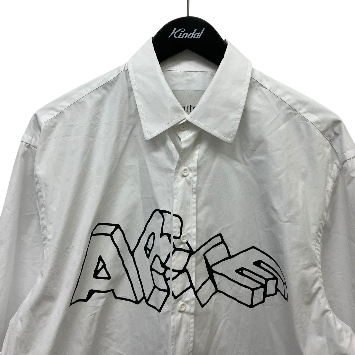 Arte Antwerp 25AWフロントブロックロゴシャツAW25-039S Blocks Shirt 古着・中古-3枚目のアイテム画像