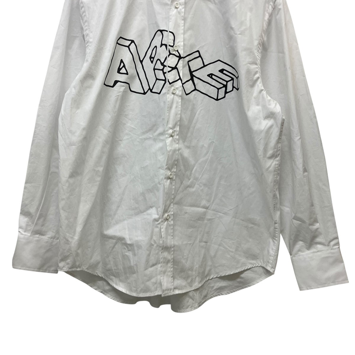 Arte Antwerp 25AWフロントブロックロゴシャツAW25-039S Blocks Shirt 古着・中古-4枚目のアイテム画像