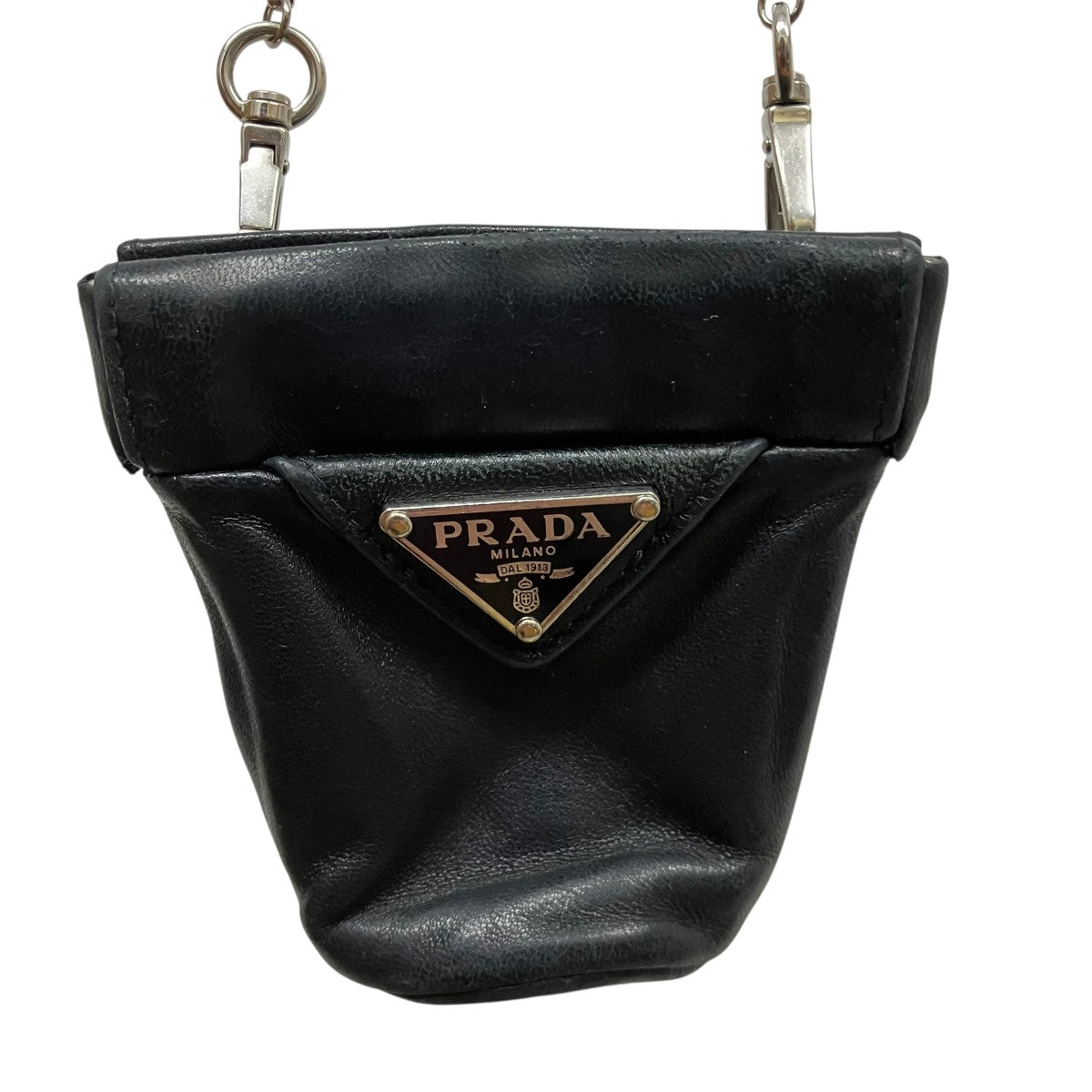 PRADA ロゴプレートミニバッグ1NR002 古着・中古-3枚目のアイテム画像