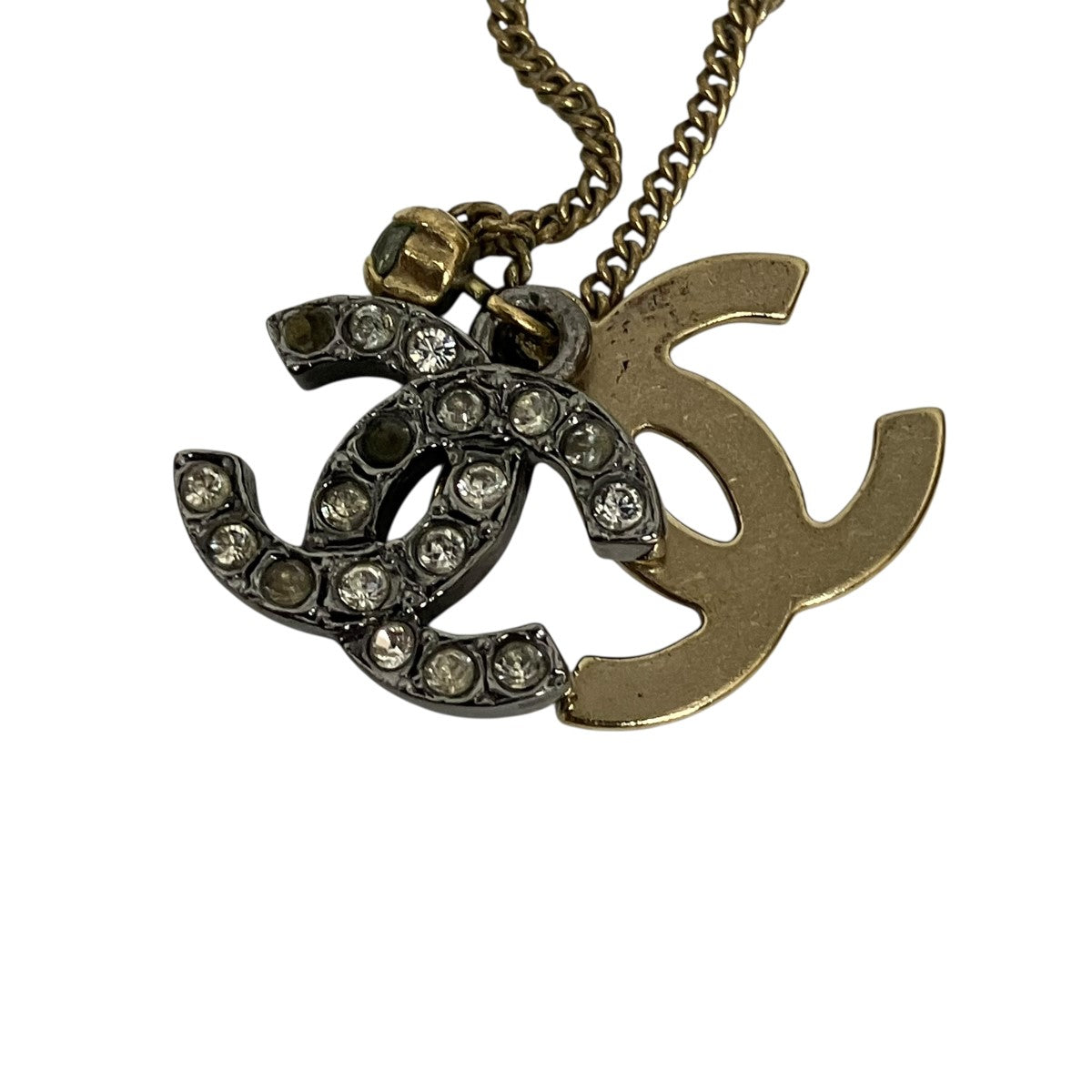 CHANEL ココマークラインストーンネックレス 古着・中古-7枚目のアイテム画像
