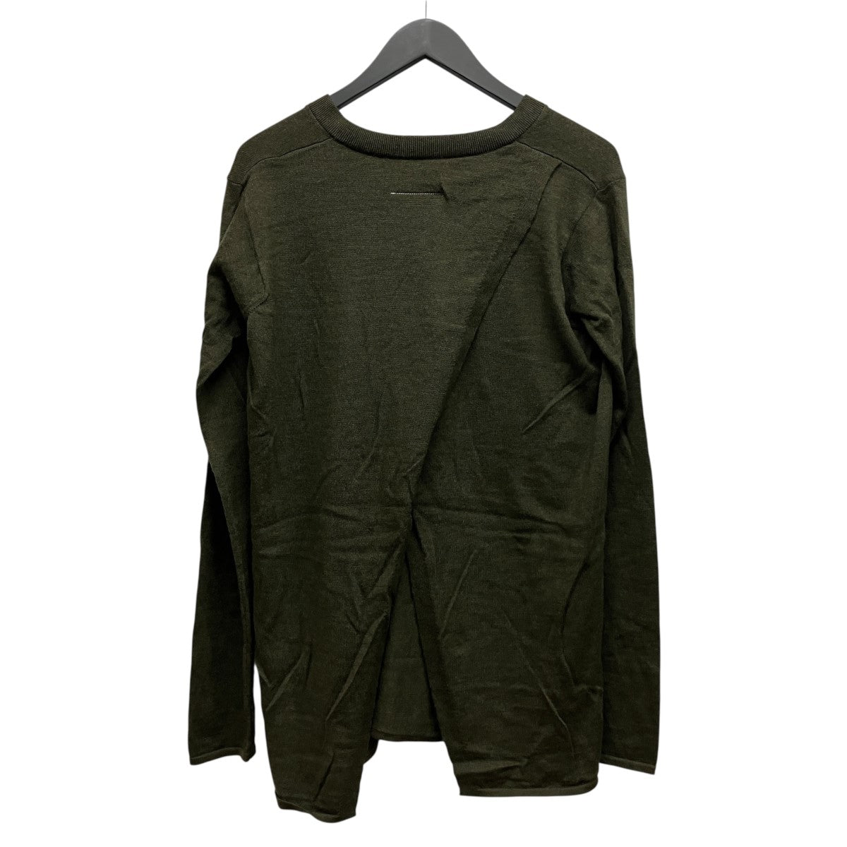 15AWバックスリットVネックハイゲージニットS32CT0678 Back Slit V-Neck Knit