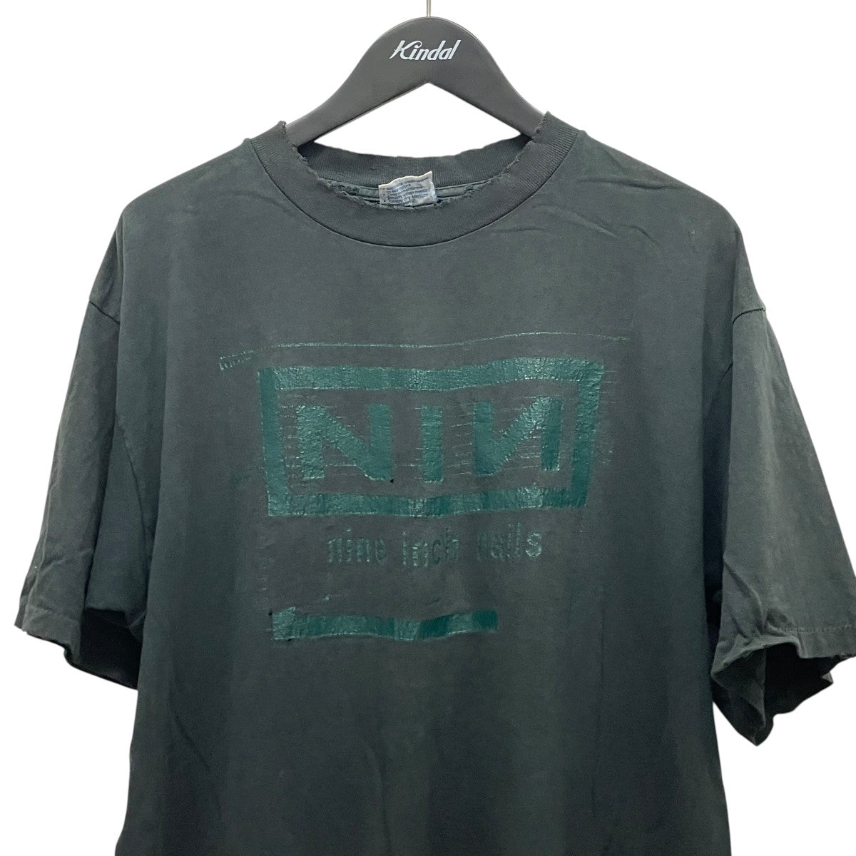 90s ALL SPORTSタグ NINE INCH NAILSロゴプリントTシャツ