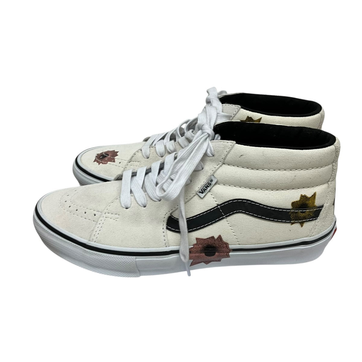 Skate Grosso Mid Bullet Hole Naturalバレットホール柄ハイカットスニーカー721454