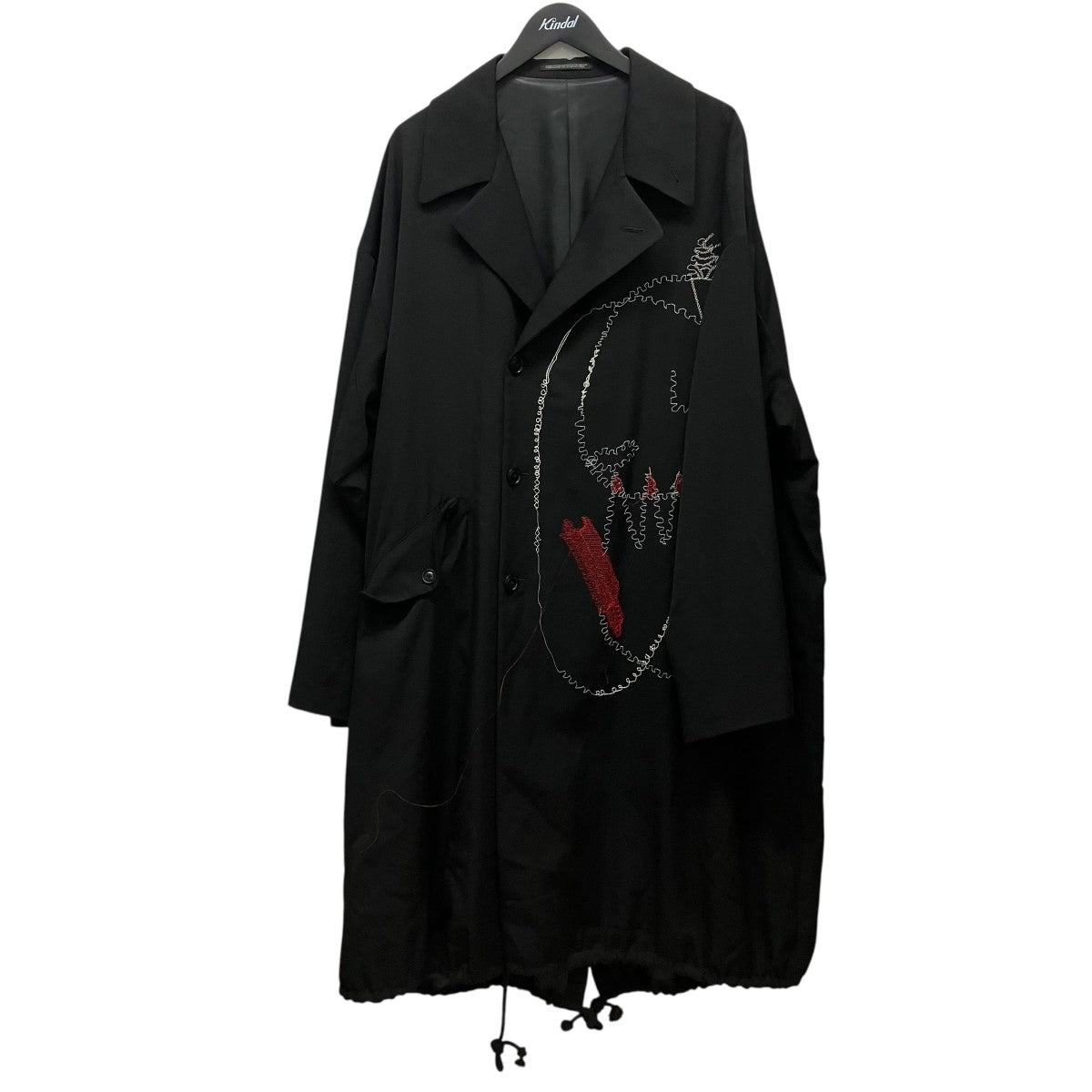 Yohji Yamamoto pour homme 宮沢りえ刺しゅうコートHR-C23-132 古着・中古-1枚目のアイテム画像