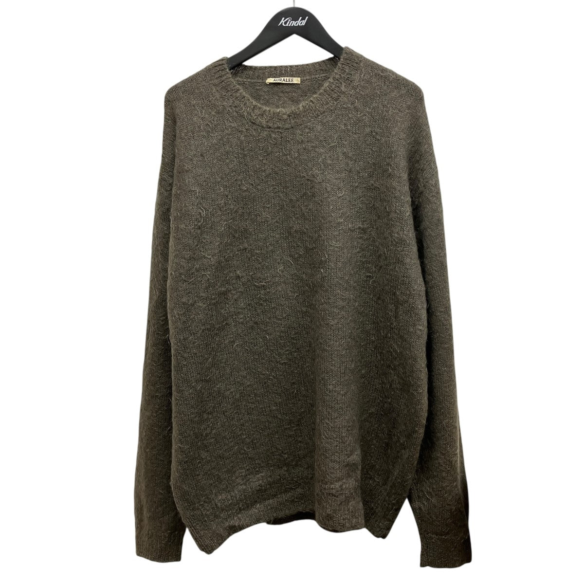 21AWBRUSHED SUPER KID MOHAIR KNIT P OモヘアクルーネックニットA21AP01KM