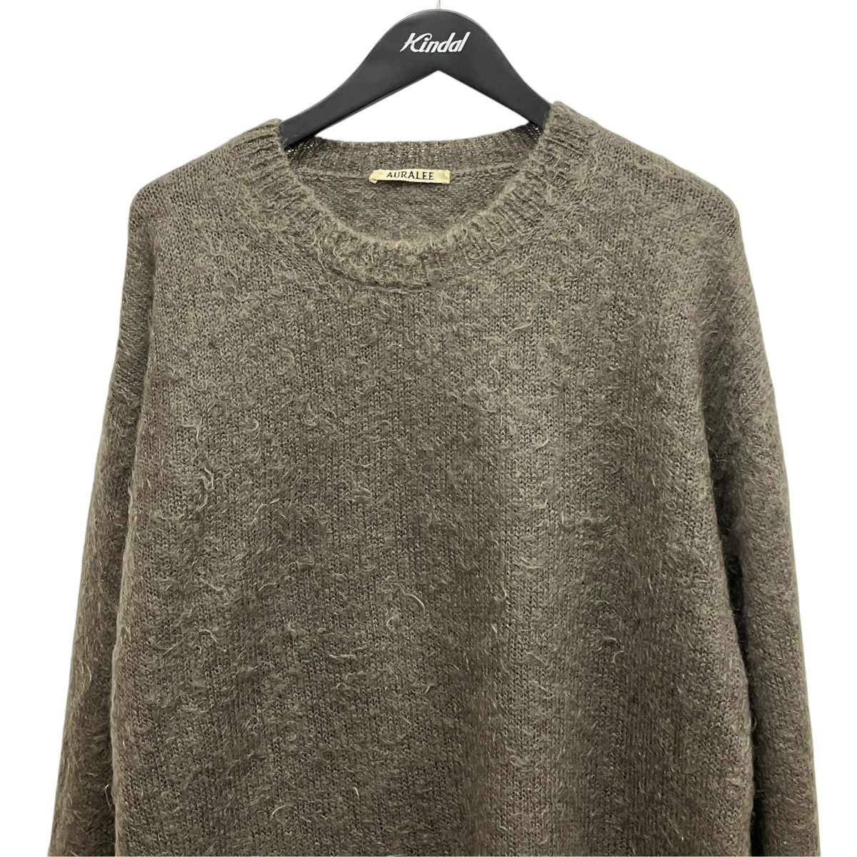 21AWBRUSHED SUPER KID MOHAIR KNIT P OモヘアクルーネックニットA21AP01KM
