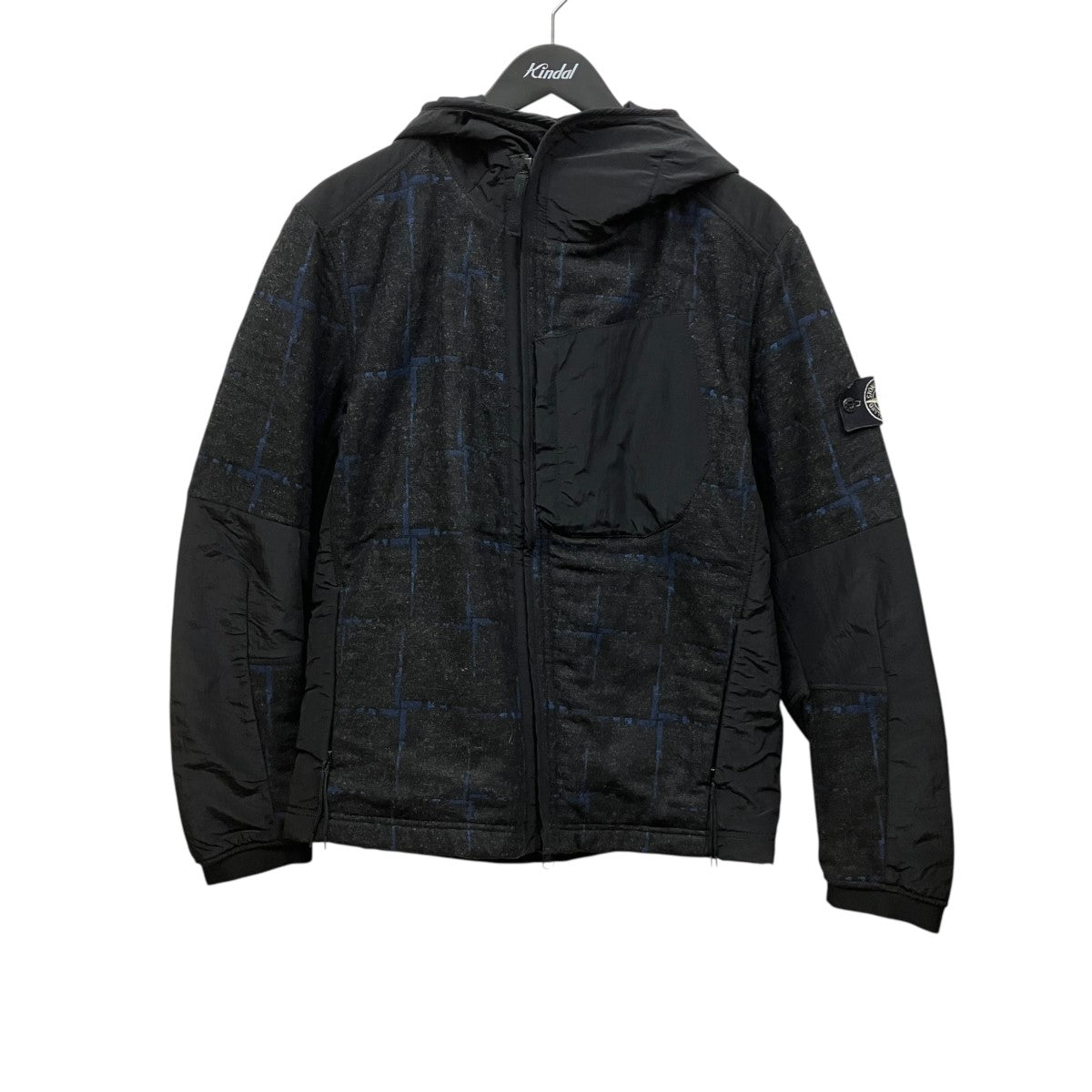 STONE ISLAND 16AWジップアップフーデッドウールジャケット6515455J5 古着・中古-1枚目のアイテム画像