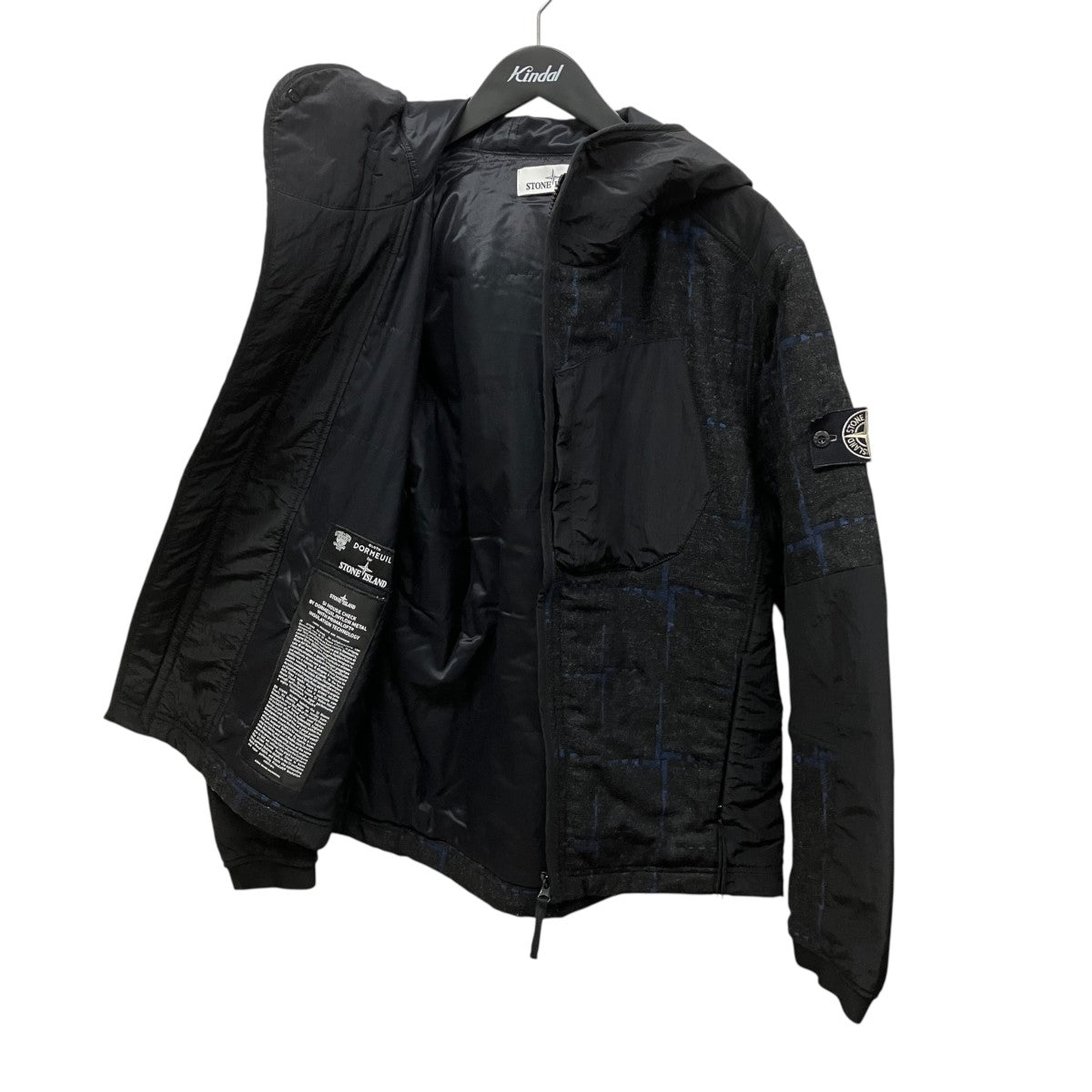 STONE ISLAND 16AWジップアップフーデッドウールジャケット6515455J5 古着・中古-3枚目のアイテム画像