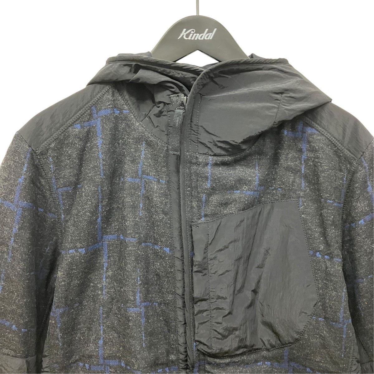 STONE ISLAND 16AWジップアップフーデッドウールジャケット6515455J5 古着・中古-4枚目のアイテム画像