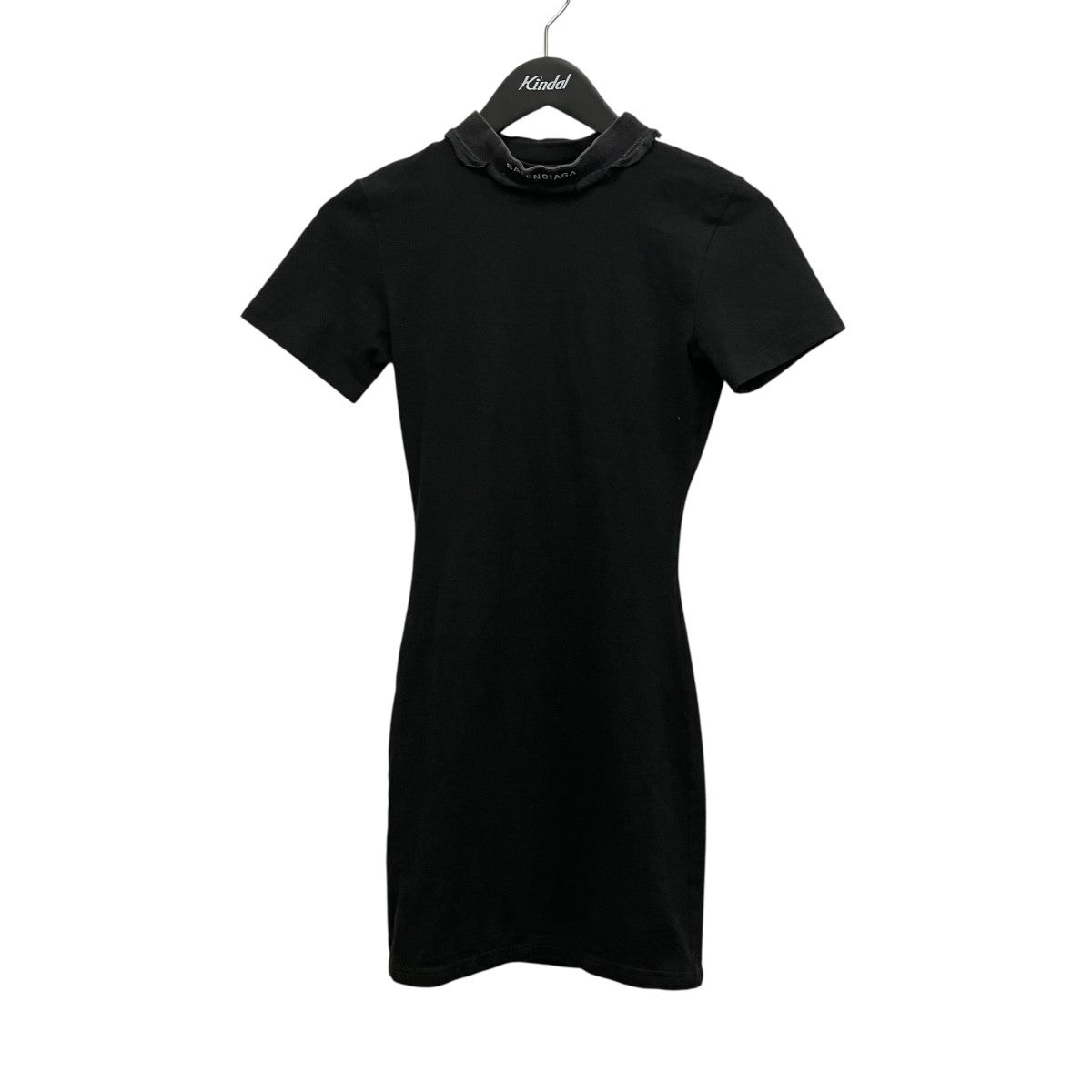 ネックロゴ半袖Tシャツワンピース739030