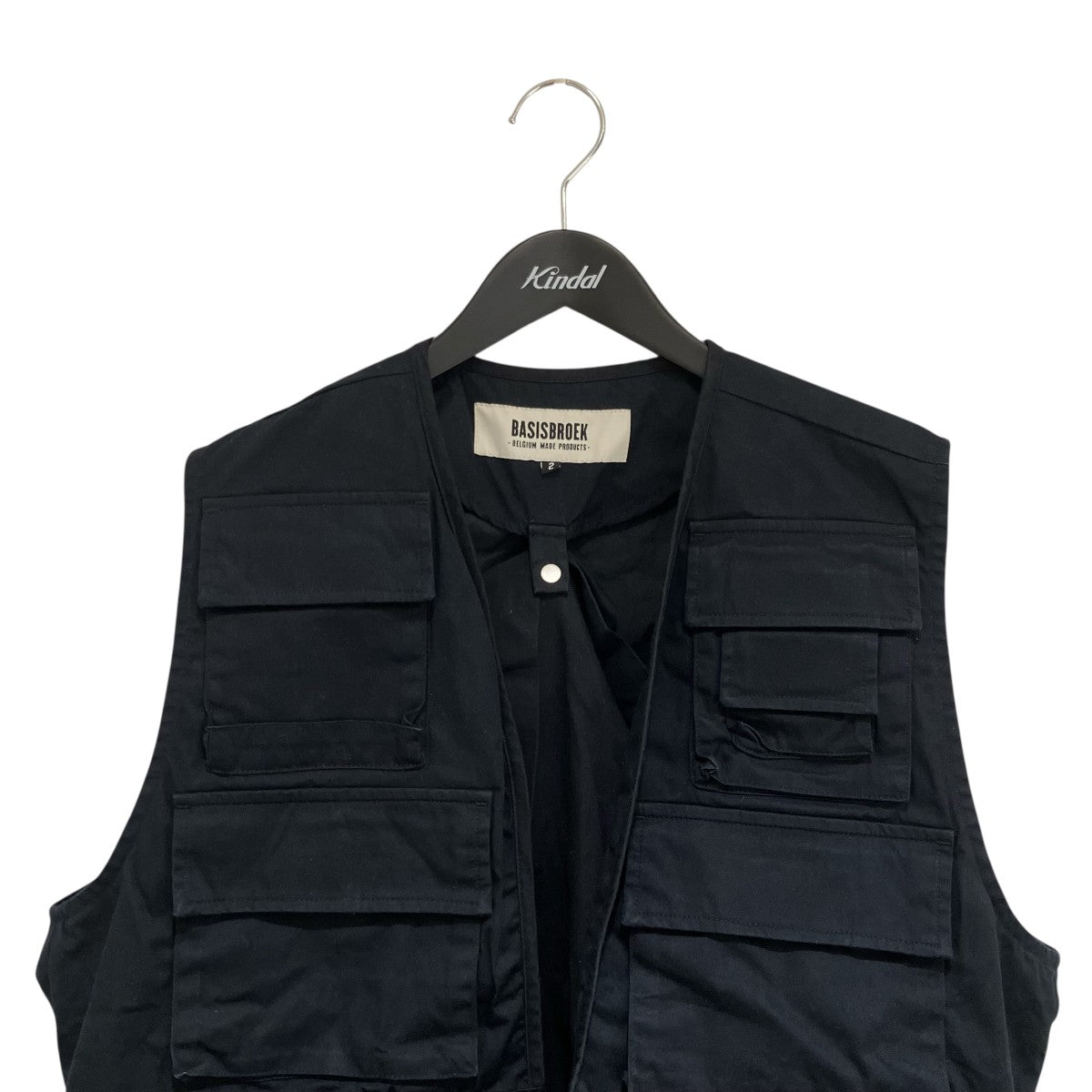 BASISBROEK コットンフィッシングベスト 古着・中古-3枚目のアイテム画像