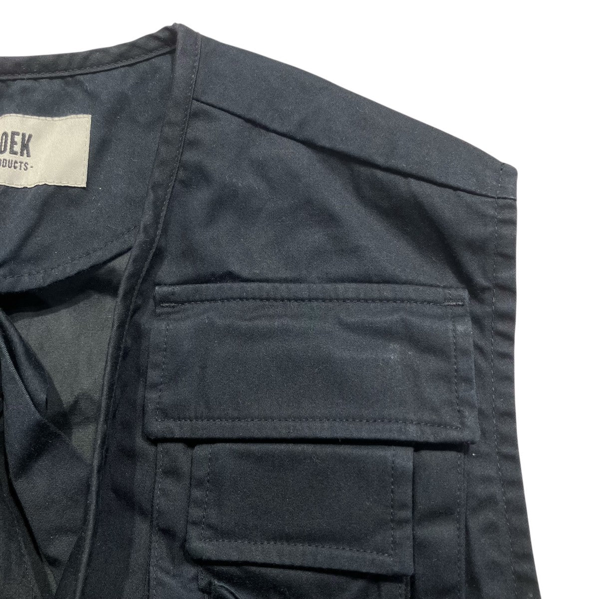 BASISBROEK コットンフィッシングベスト 古着・中古-4枚目のアイテム画像