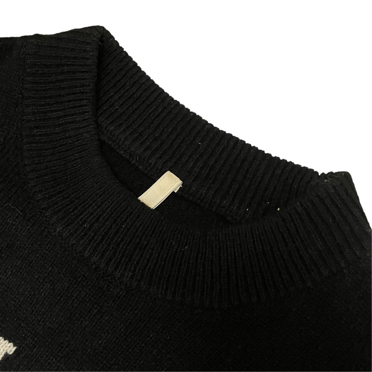 MOON LOVE KNITテキストロゴニット