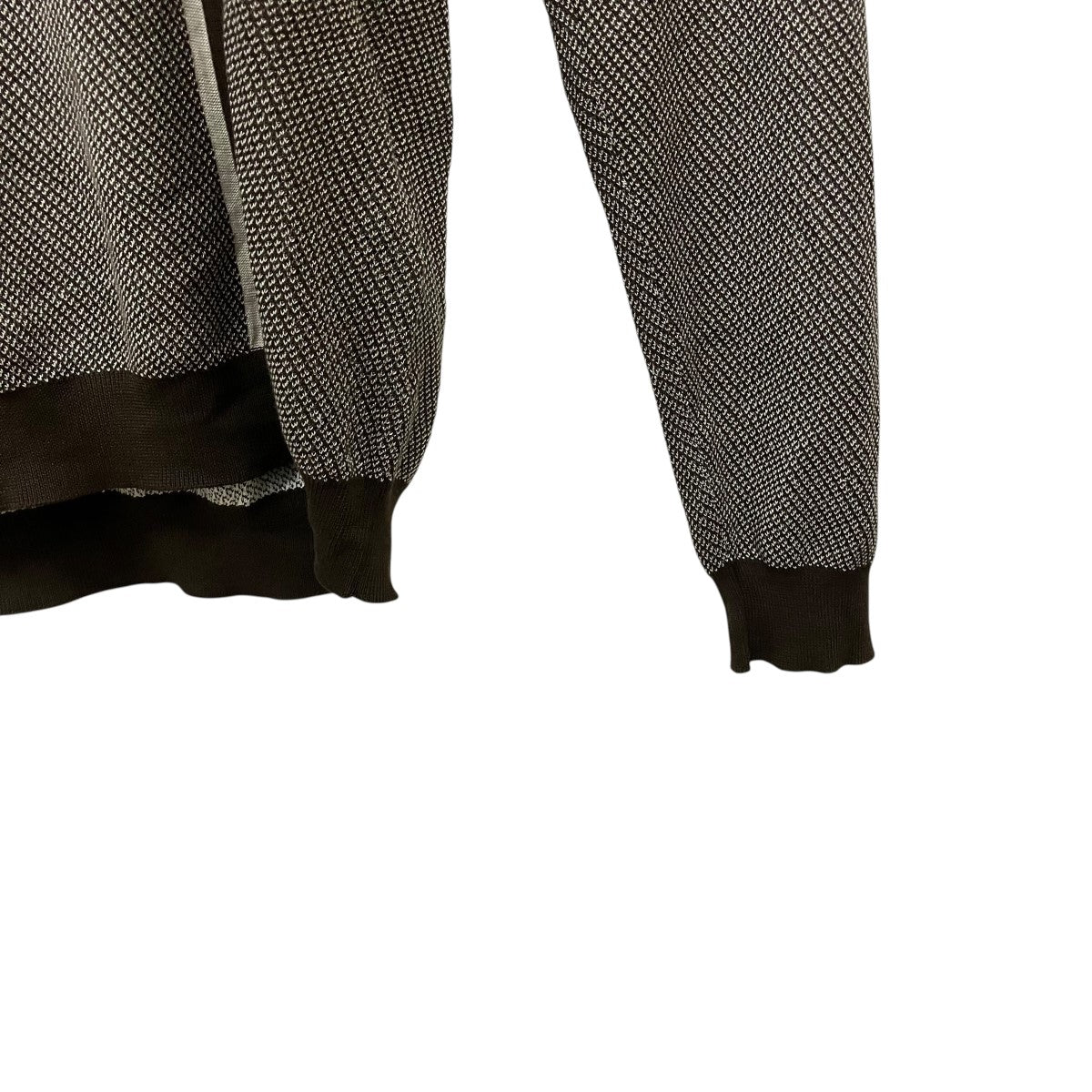 PRADA 15SSgeometric knitシルク混VネックニットUMA333 古着・中古-5枚目のアイテム画像
