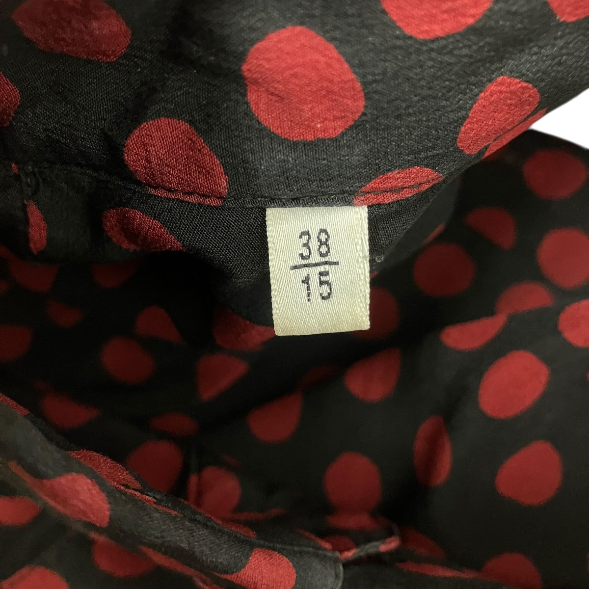 ドットシルク半袖ポロシャツ583336 Y349V