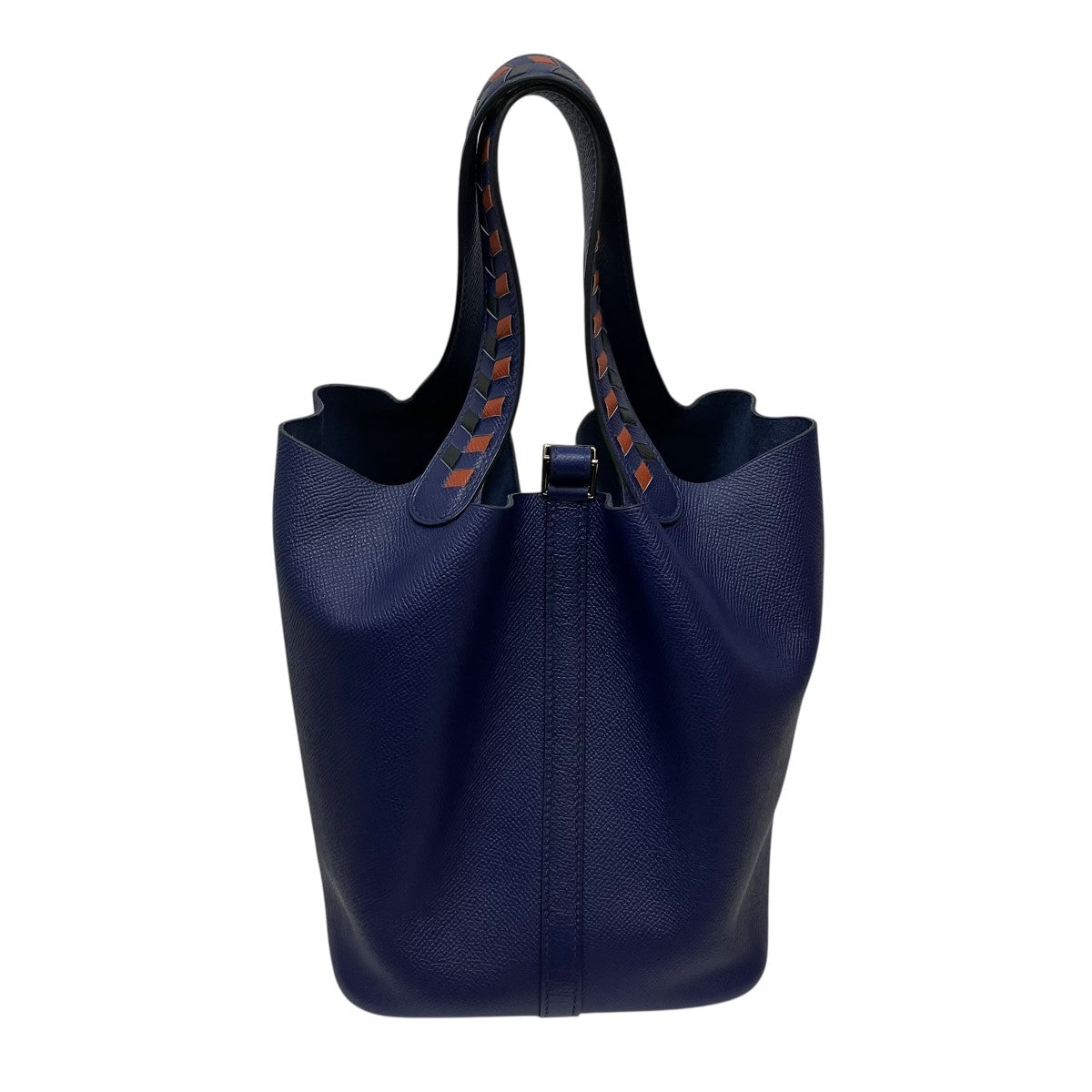 HERMES 18年製ピコタンロック トレサージュハンドバッグ 古着・中古-2枚目のアイテム画像