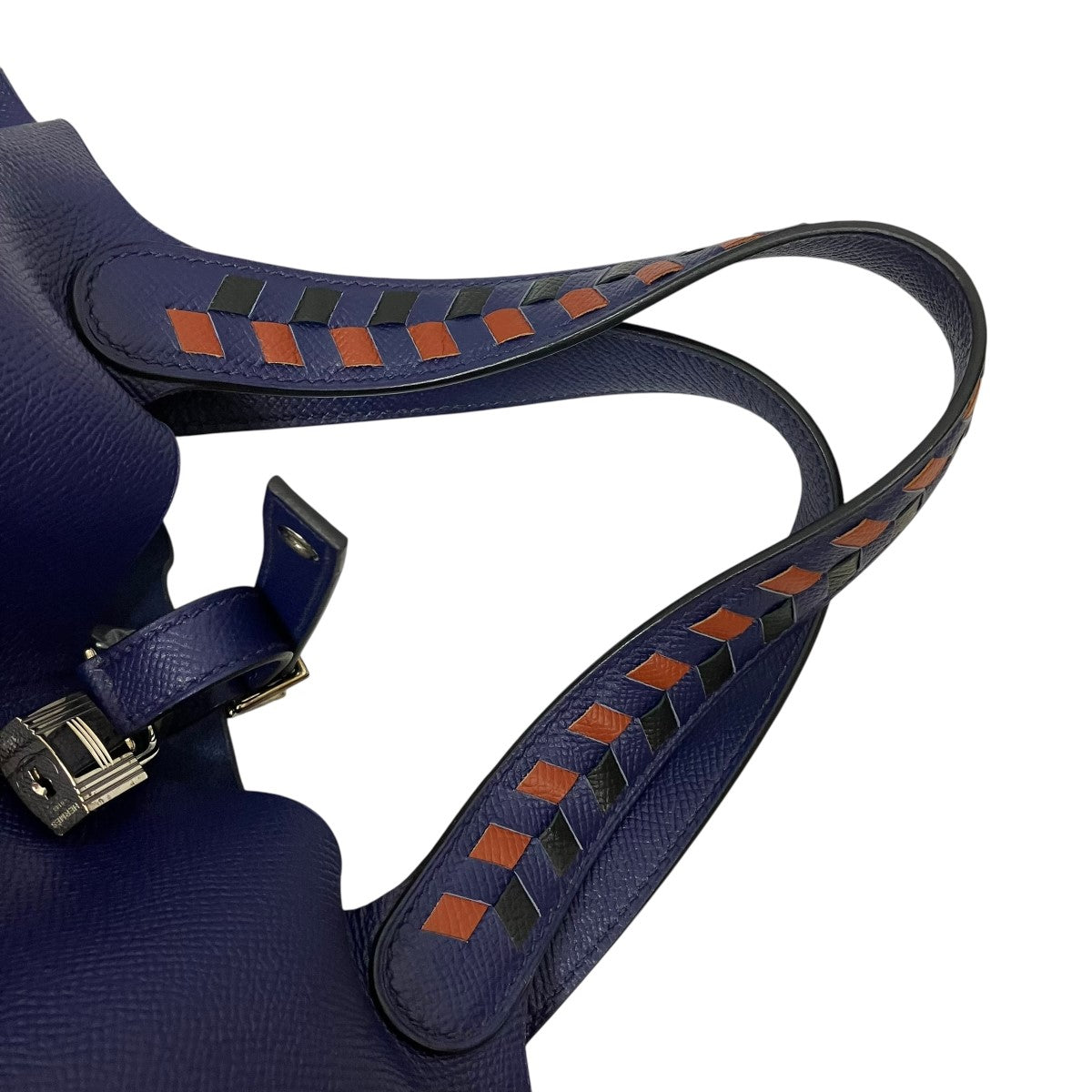 HERMES 18年製ピコタンロック トレサージュハンドバッグ 古着・中古-5枚目のアイテム画像
