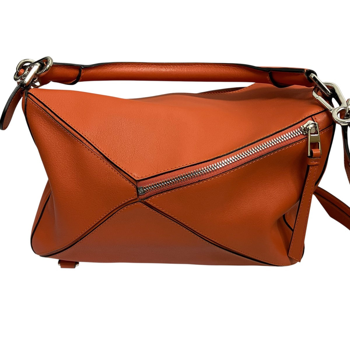 LOEWE(ロエベ) PUZZLE2WAYショルダーバッグ 061507 オレンジ サイズ