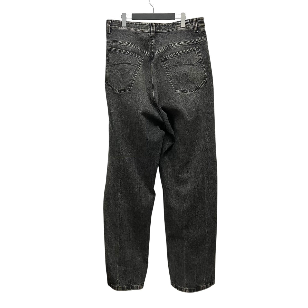 BALENCIAGA PULL-UP TROUSERSバギーデニムパンツ704282 古着・中古-2枚目のアイテム画像