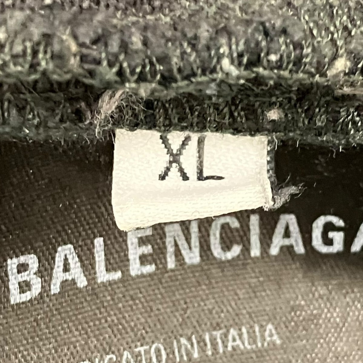 BALENCIAGA PULL-UP TROUSERSバギーデニムパンツ704282 古着・中古-5枚目のアイテム画像