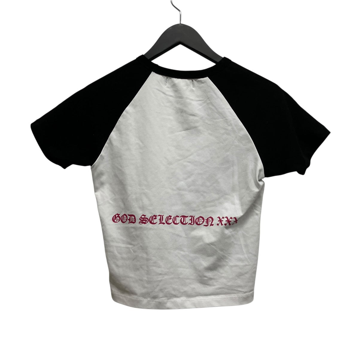 クロップドバイカラーTシャツ