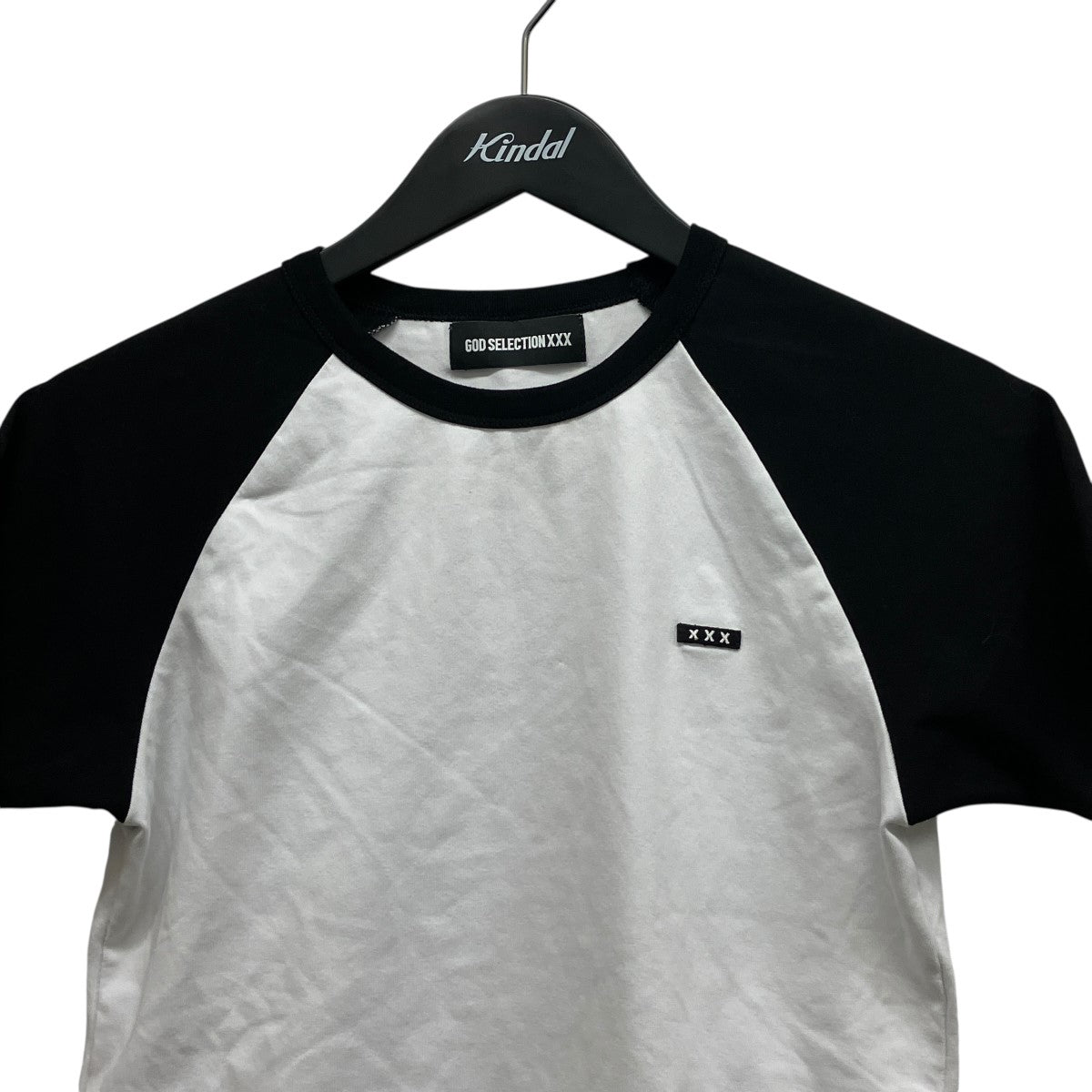 クロップドバイカラーTシャツ