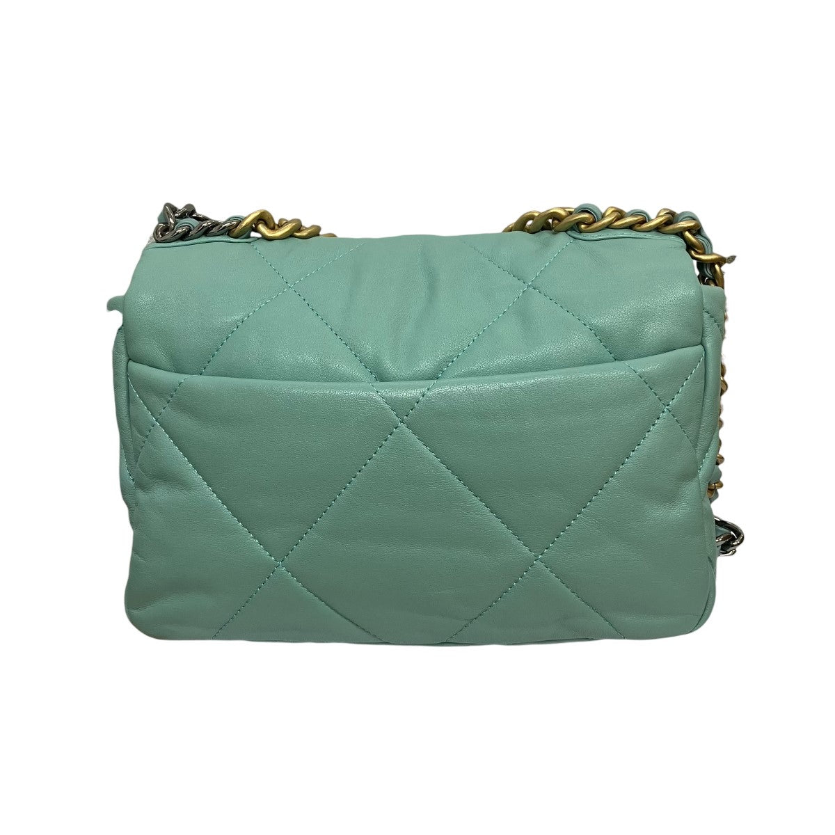 マトラッセラムスキンチェーンショルダーバッグCHANEL 19