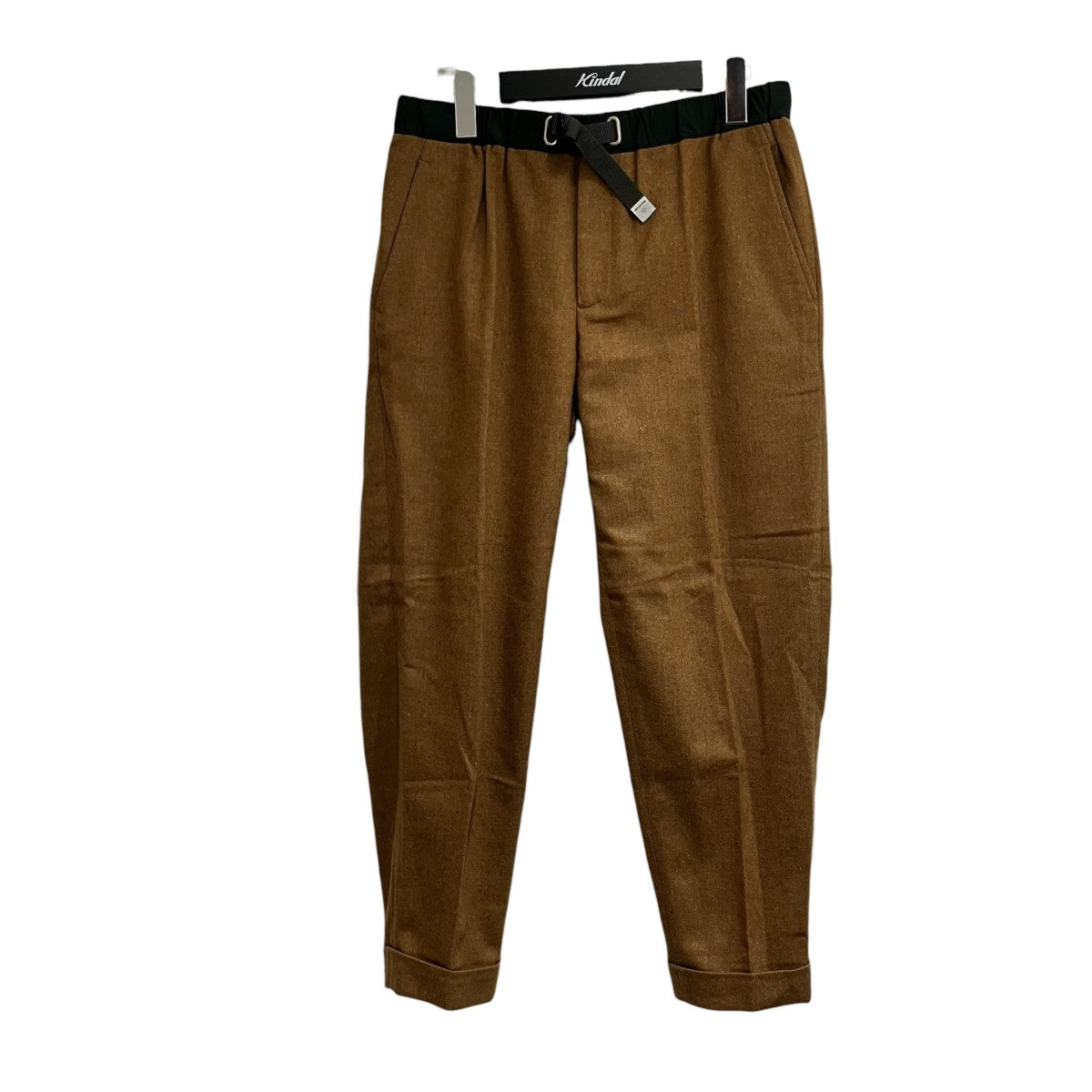 Waist-Cut Flannel Tapered Pantsウールイージーパンツ22WBM-P04134