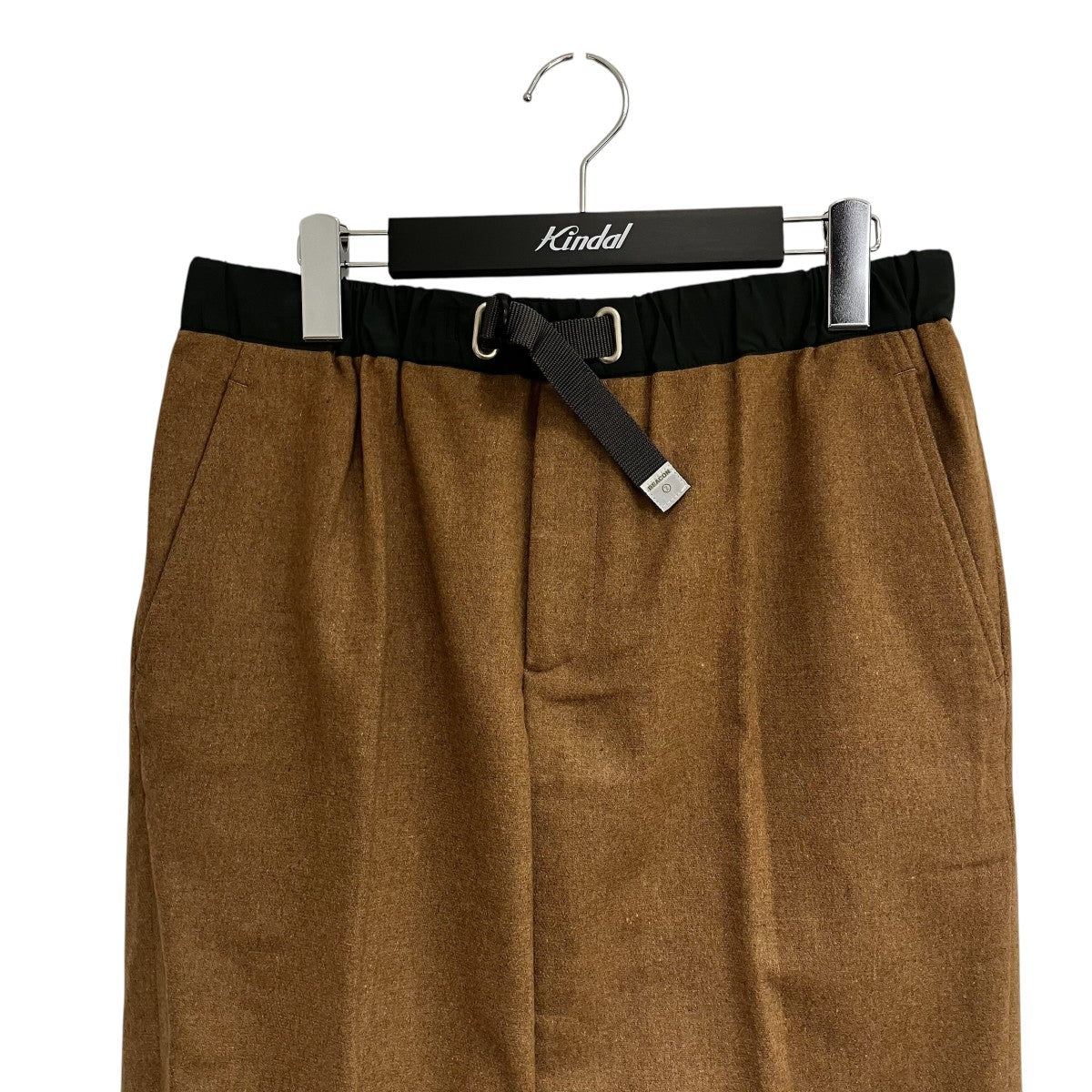 Waist-Cut Flannel Tapered Pantsウールイージーパンツ22WBM-P04134