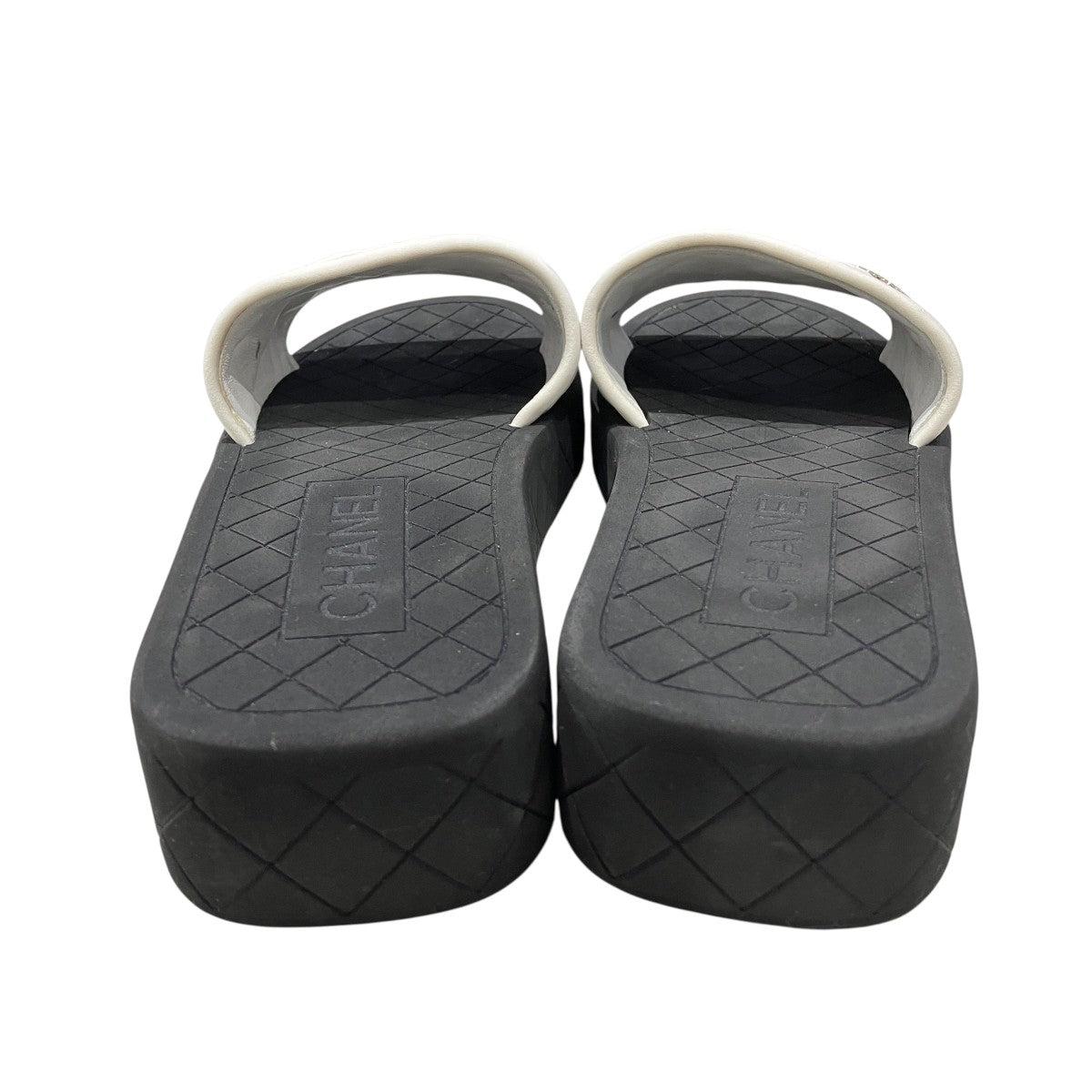 CHANEL(シャネル) フラットサンダルT G40144 T G40144 ブラック