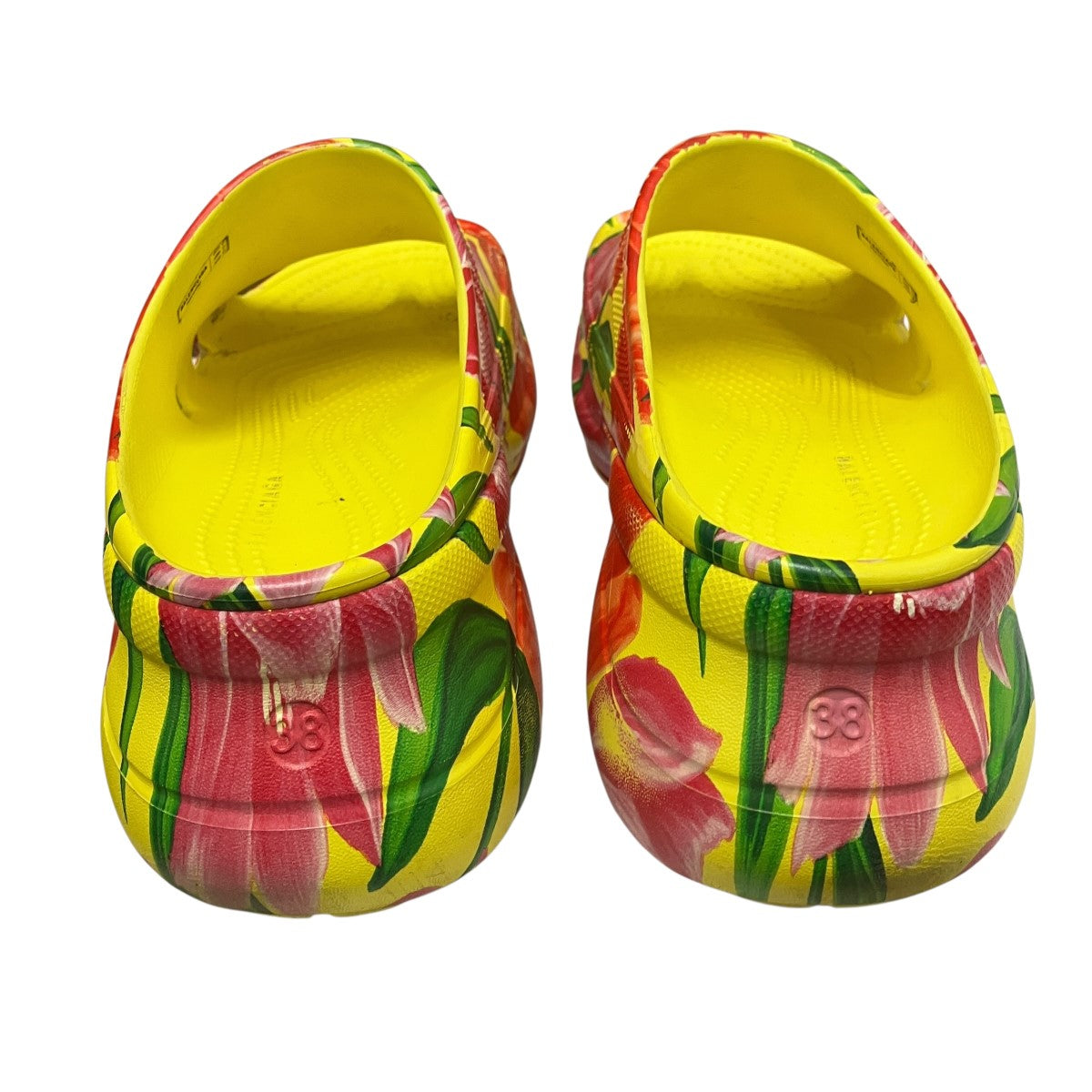POOL CROCSフラワー柄プールスライドサンダル