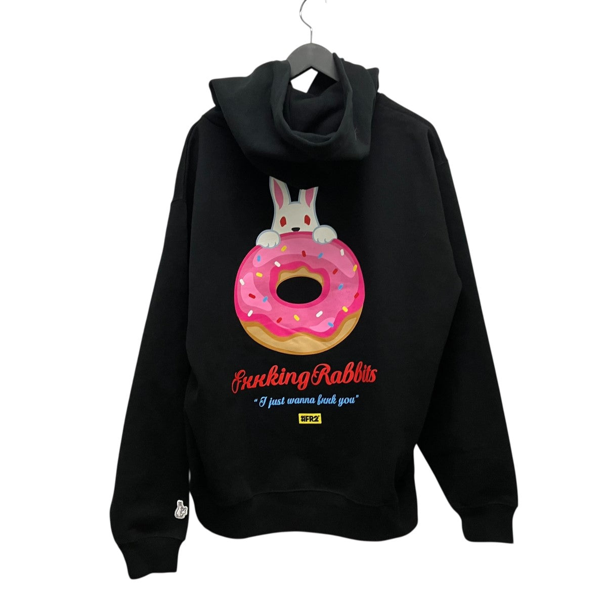 Rabbit donut HoodieバックプリントパーカーFRC4017